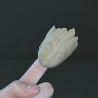 Small Fingerspop Bébé Groot 3D Printing 165599