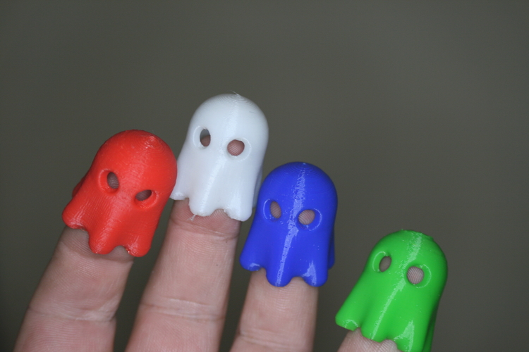 Fingerspop Pacman-Ghost 3D Print 165628