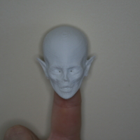Small Fingerspop Zombie_Queen 3D Printing 165659