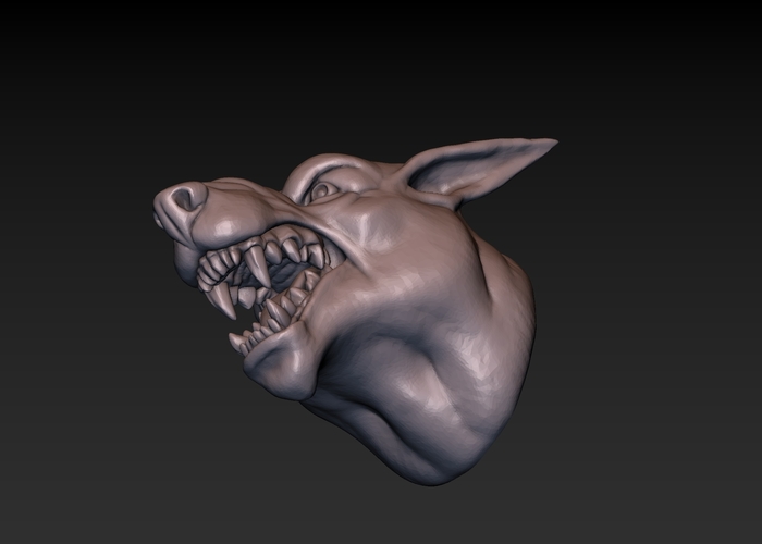 Dog head 3D Print 165788