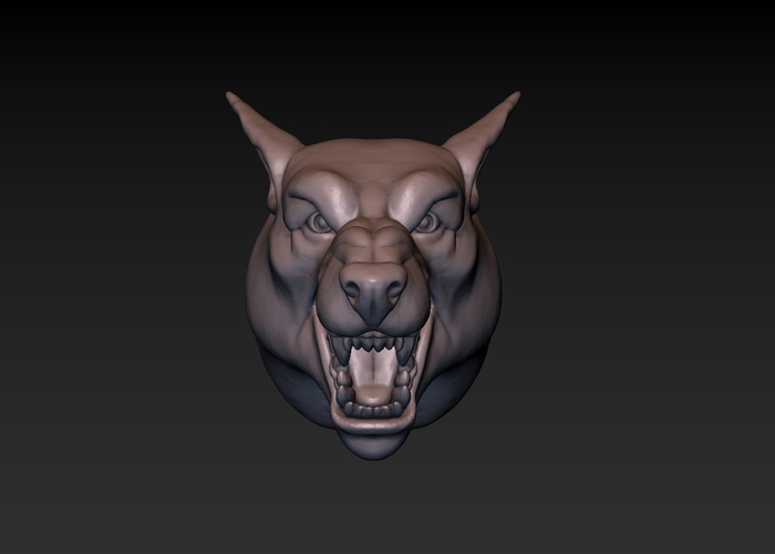 Dog head 3D Print 165790