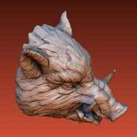 Boar head - Thumbnail 14
