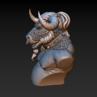 Minotaur bust - Thumbnail 3