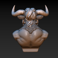 Minotaur bust - Thumbnail 5