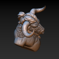 Minotaur bust - Thumbnail 7