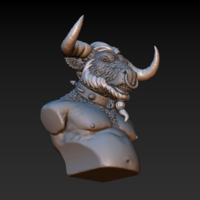 Minotaur bust - Thumbnail 8