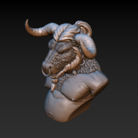 Minotaur bust - Thumbnail 10