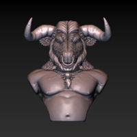 Minotaur bust - Thumbnail 14