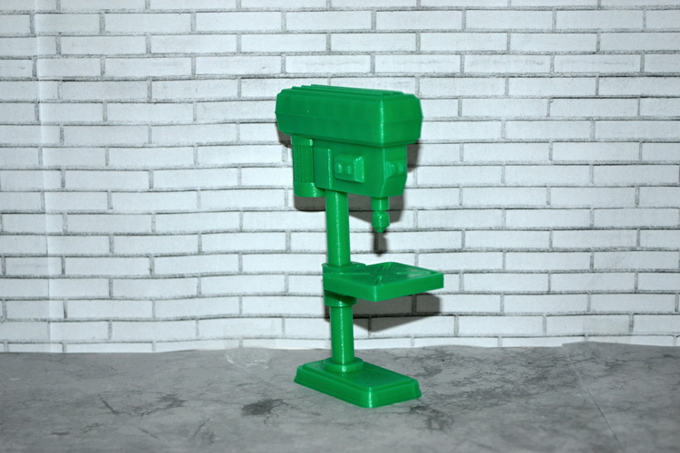 Scale 1/10 Pedestal pillar drill