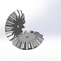Small Involute Bevel Gear generator 3D Printing 165955