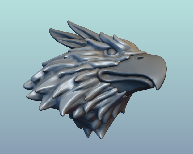 Griffin head Eagle head 3D Print 166020