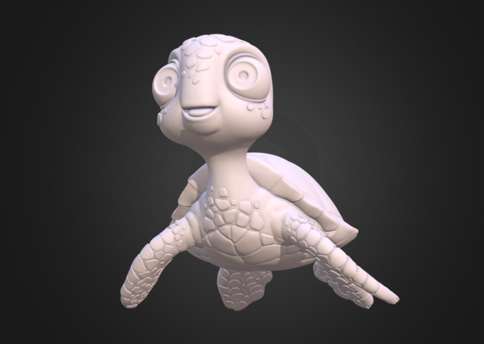 Turtle. Sea turtle cartoon 3D Print 166050