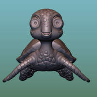 Turtle. Sea turtle cartoon - Thumbnail 3