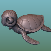 Turtle. Sea turtle cartoon - Thumbnail 9