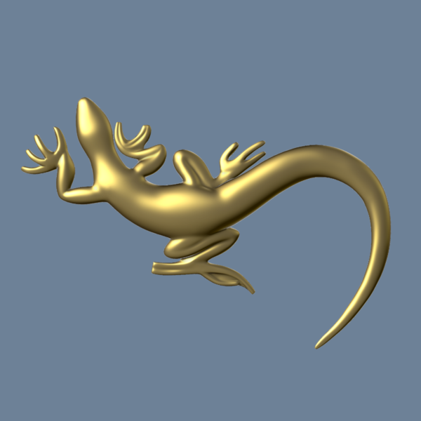 Medium Lizard 3D Printing 166167