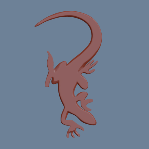 Lizard 3D Print 166175