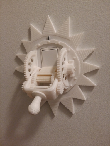 Steampunk Mechanical Light Switch 3D Print 166267