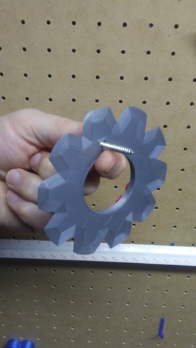 Maker Space Wall Gear Deco 3D Print 166301