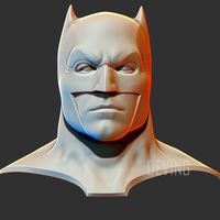 Small BATMAN DOJ COWL V2 3D Printing 166367