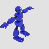Robot Character Cartoon Bot - Thumbnail 2