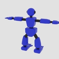 Robot Character Cartoon Bot - Thumbnail 3