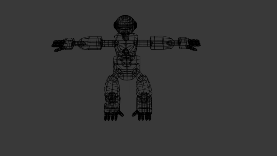 Robot Character Cartoon Bot 3D Print 166405