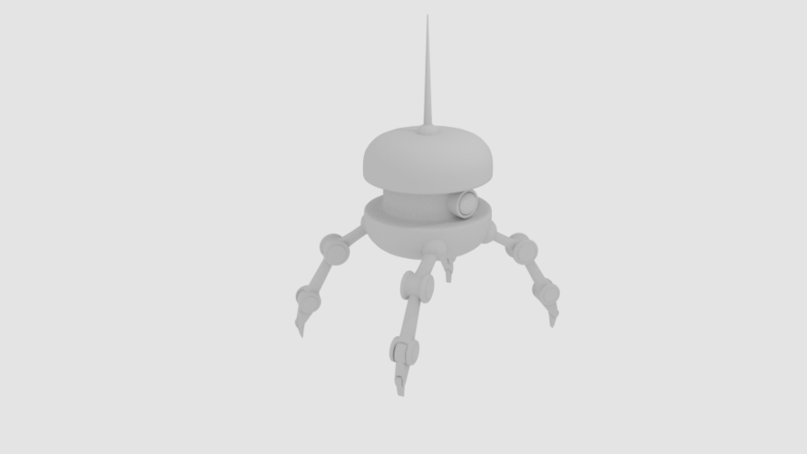 Burger Spy Bot 3D Print 166410