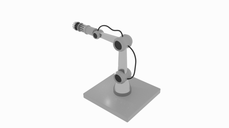 Gun Robot Arm 3D Print 166415