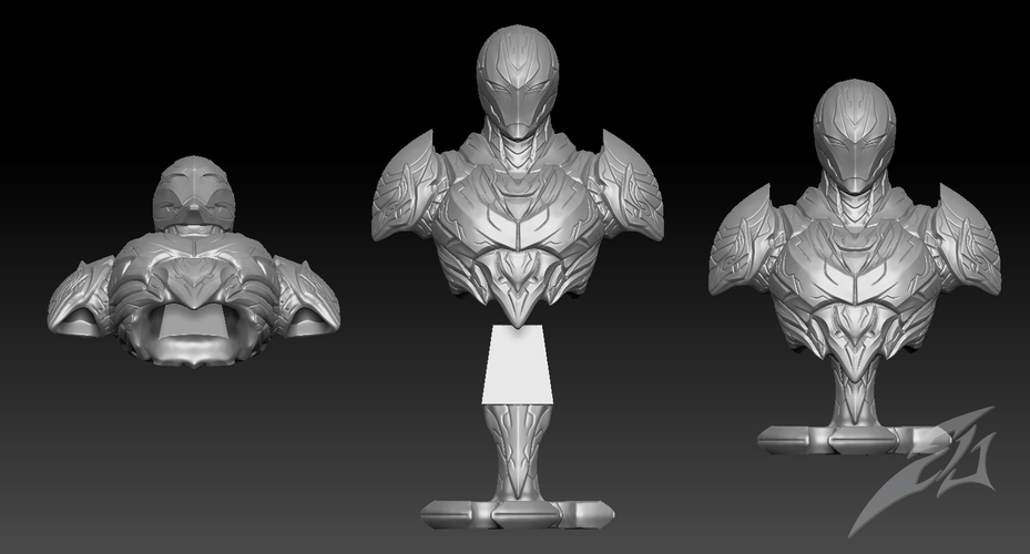 The Dark Armor - Bust 3D Print 166420