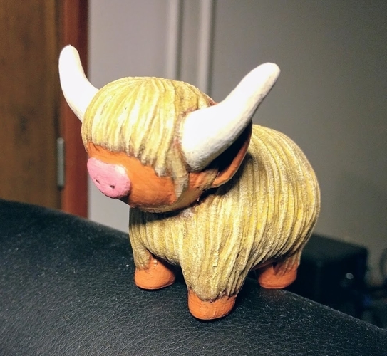 Highland Cow 3D Print 166429