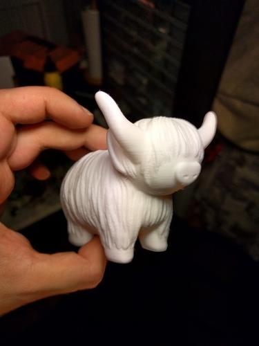 Highland Cow 3D Print 166431