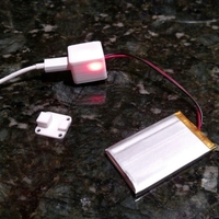 Enclosure for micro USB LiIon/LiPoly charger (with blank) - Thumbnail 2