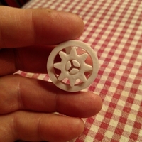 Small Compact gear fidget 3D Printing 166485