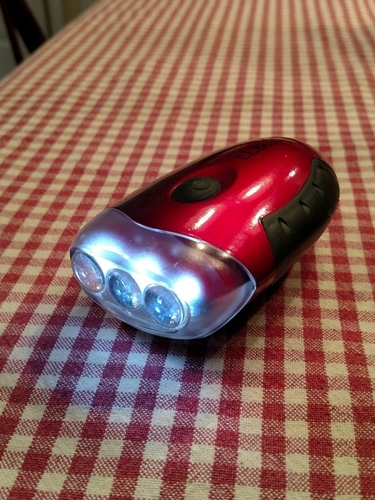 Replacement gear for L.L. Bean mini crank 3 LED flashlight 3D Print 166495