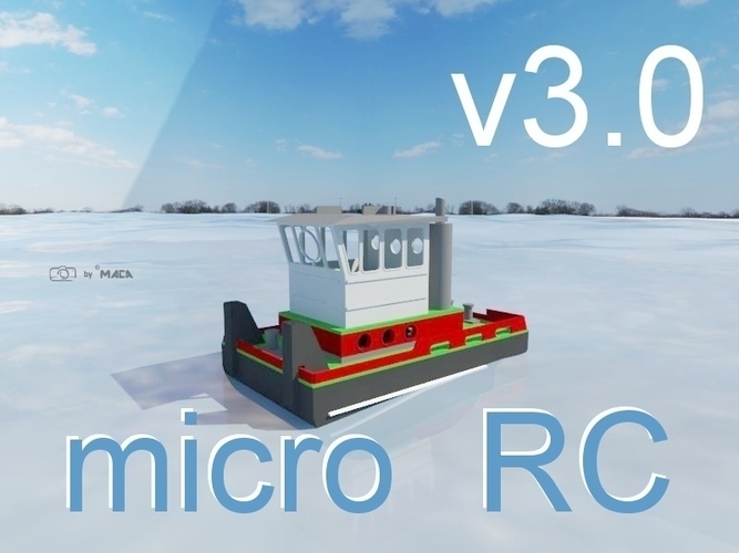 Scale RC micro tugboat Springer V3 by Maca-artwork
