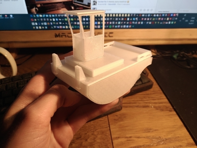 Mini RC tugboat Springer .. beta 3D Print 166534