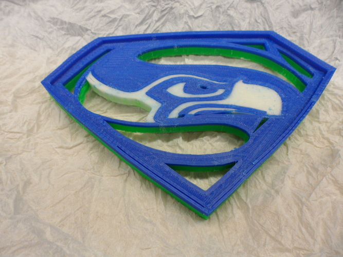 Seattle Seahawks football logo 3D Print 166592