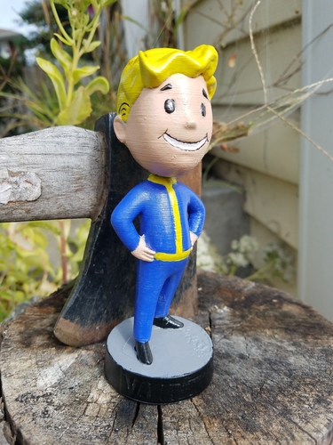 Fallout 4 Vault Tec Boy Figurine 3D Print 166607