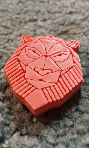 Lion keychain 3D Print 166626