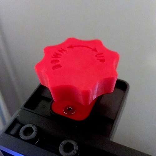 CR-10 Z-Axis Manual Adjustment Knob (Hictop, Tevo Tornado) 3D Print 166636