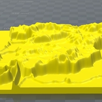 Mountain range in relief Spain - Thumbnail 1
