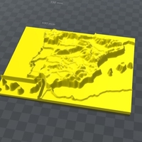 Mountain range in relief Spain - Thumbnail 2
