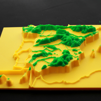 Mountain range in relief Spain - Thumbnail 4