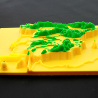 Mountain range in relief Spain - Thumbnail 5