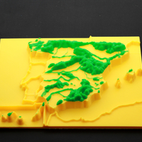 Mountain range in relief Spain - Thumbnail 7