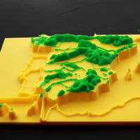 map 3d mountain ranges, spain - Thumbnail 2