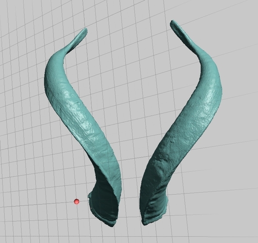 Real Evil Satan Goat Horns, High Resolution Scans 3D Print 166741