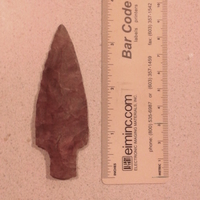 Small Dark Pre-Choctaw Little Bear Creek-Type Projectile Point Arrowhe 3D Printing 166745