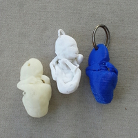 Small Alien Baby Keychain! 3D Printing 166795