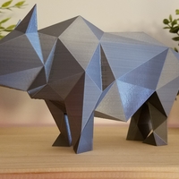 Low-Poly Rhino - Thumbnail 2